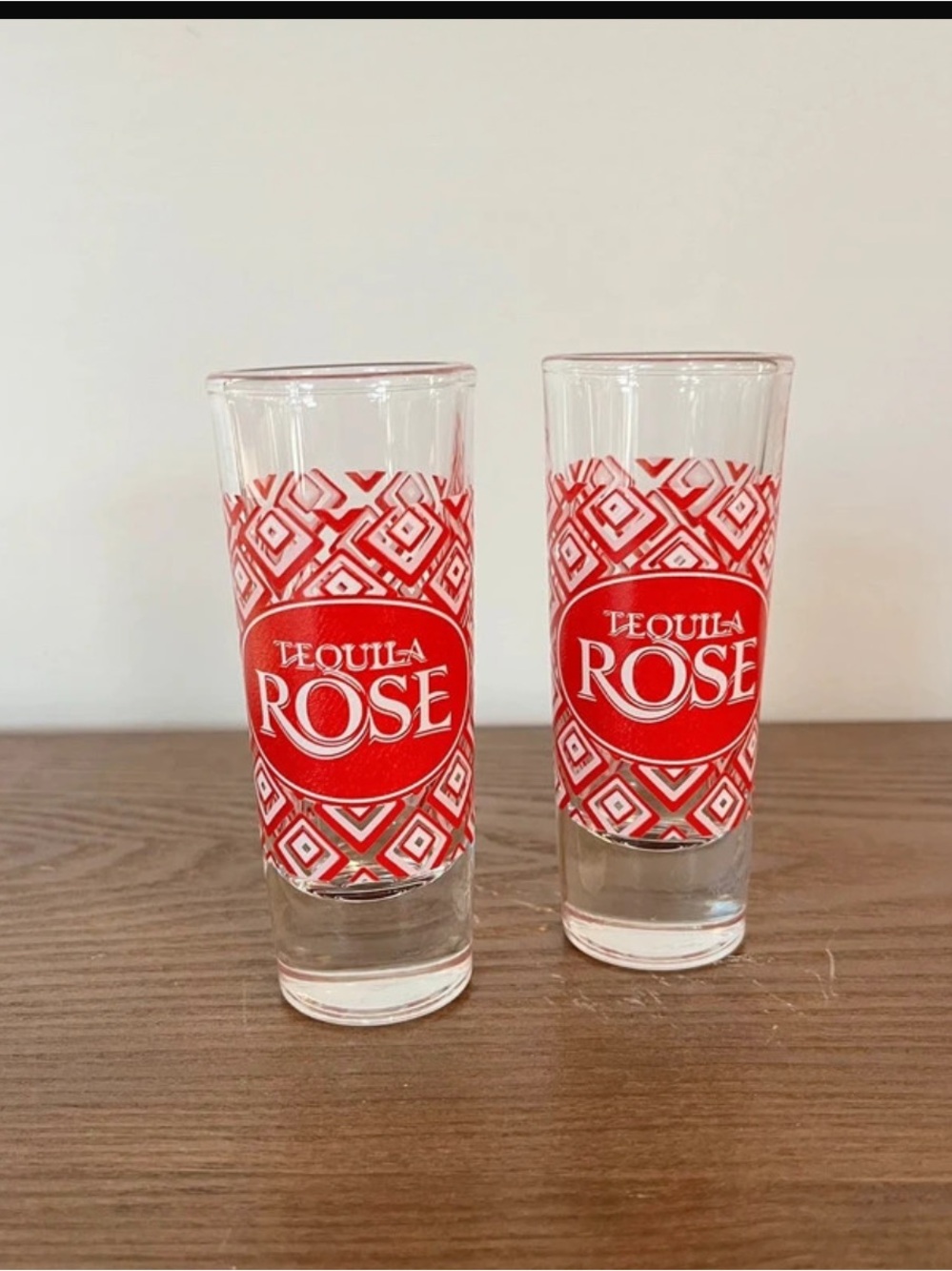 Branded Red Shot Glasses - Set of 2